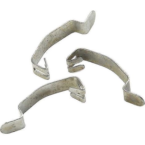 Collier de serrage à ressort pour filtre à air, en acier inoxydable argenté, lot de 3, longueur 42 cm, remplacement direct, haute qualité, pour boîtier de filtre. (1/5)