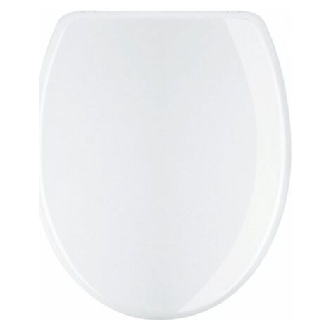 Abattant WC thermodur blanc – Descente ralentie – Déclipsage rapide – Pour installation facile (1/5)