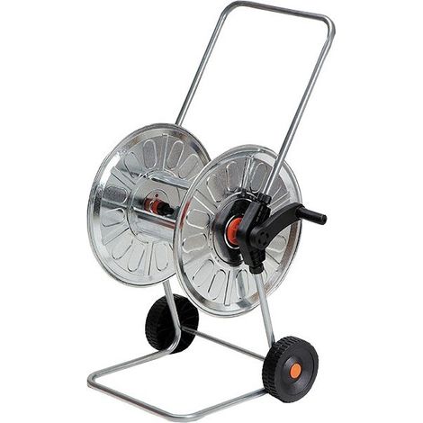 AVVOLGITUBO IRRIGAZIONE CARRELLATO AGRATI - ACCIAIO ZINCATO RUOTE PLT X TUBO 1/2 MT 80 - 1 pezzo (1/8)