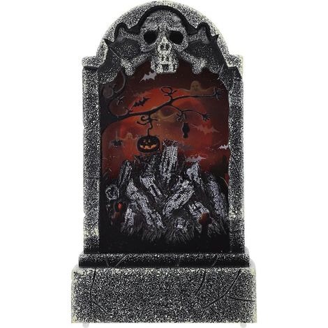 Décoration de table lumineuse LED en forme de crâne, chauve-souris et citrouille pour Halloween - Figurine pour fête d'Halloween (1/5)