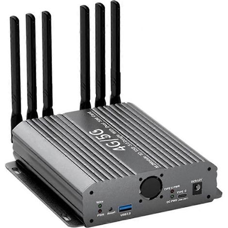 NGFF M.2-zu-USB-3.0-Adapter, WLAN-Erweiterungskarte, zwei Lüfter, SIM-Kartensteckplatz (SIM/Micro-SIM/Nano-SIM), 4G/5G-Modul (1/5)