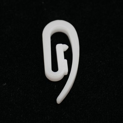 Spitze Kunststoffhaken für Gardinen, S-Haken, Einfädelhaken, Kunststoffhaken für Autogardinen, Aufhängehaken, Stoffhaken, spitze Schienenhaken (36 Stück) (1/5)