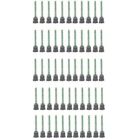 50 Stück Mischdüsen für Epoxidklebstoffe, statische Mischdüsen
