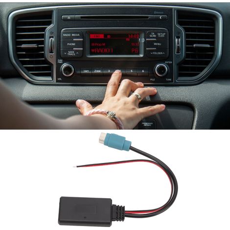 Bluetooth 5.0-Radio, AUX-Kabel, MP3-Kabel, Audioadapter für ALPINE KCE-237B CDE101E 102E 105E 117E (1/5)