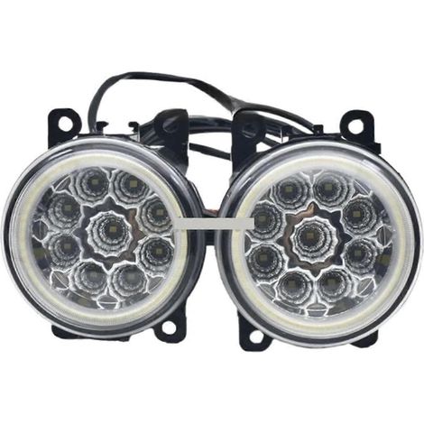 LED-Nebelscheinwerfer im Auto-Styling-Design, kompatibel mit Honda Civic X Limousine (2016–2020), Anti-Nebelscheinwerfer-Einheit, H11-Tagfahrlicht, 12 V (Farbe: LED-AE)