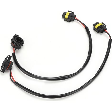 Adaptateur H16 5202 mâle vers H11 femelle douille câblée pour feux avant et antibrouillard Jeep Wrangler JK JL remplacement (1/5)