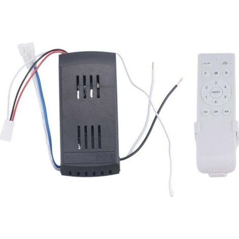 Kit Télécommande Universelle Ventilateur Plafond 40W 6 Vitesses Synchronisation Lumière CC