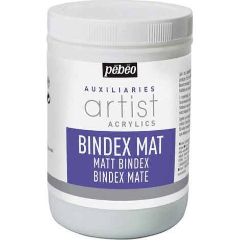Liant - Bindex - 1 Litre - Transparent - Indélébile - Pour collages et incrustations (1/4)