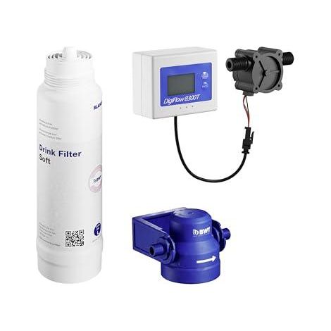 Blanco Soft L sistema de filtración de agua transparente