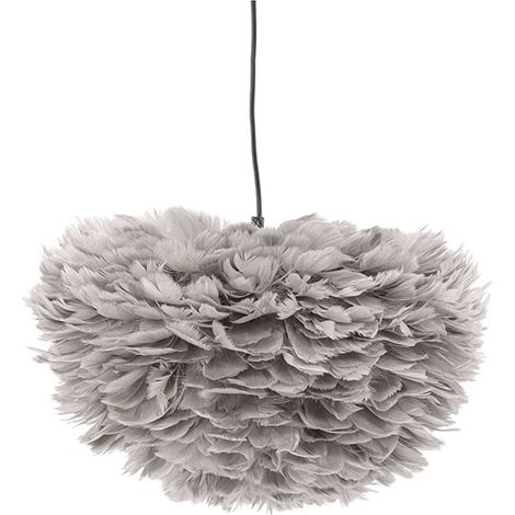 Nicola éclairage lampe pendentif 45x45x25cm gris.