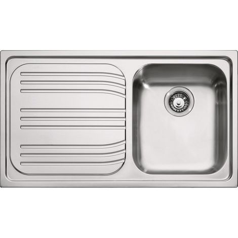 Franke Radar RRX 611. Tipo di lavello: Lavello ad incasso, Forma del lavandino: Rettangolare, Materiale del lavandino: Acciaio inox. Larghezza: 860 mm, Profondità: 200 mm, Altezza: 5... - 101.0053.242 (1/2)