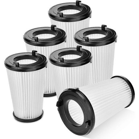 Lot de 6 filtres de rechange VAF-1 compatibles avec l'aspirateur balai Electrolux Ergorapido EHVS2510AW VS3510AR, référence EL65522 (1/5)