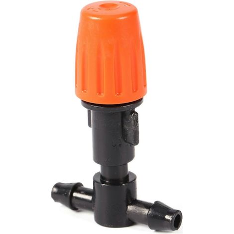 Mist Nozzle Irrigation Sprayer Adjustable Watering Head Compact Design Durable Plastic T-Joint Connector For Garden Plant (1/5)