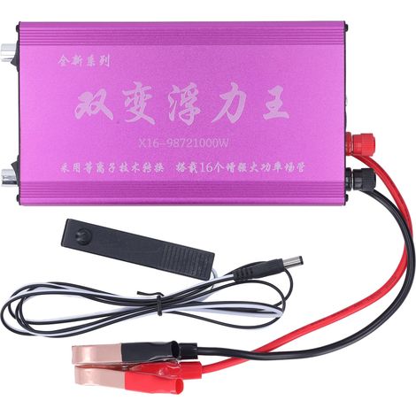 Onduleur double type, booster de batterie intelligent haute puissance 12 V à économie d'énergie (1/5)