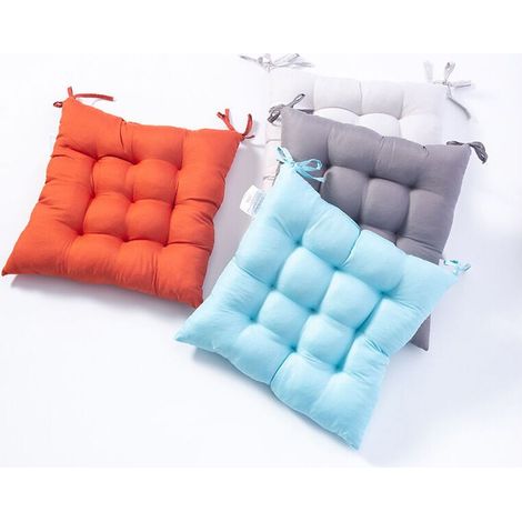 Lot de 4pcs Galette de Chaise- taille 40x40cm- Qualité exceptionnelle-Doux au Toucher et élégant (1/5)