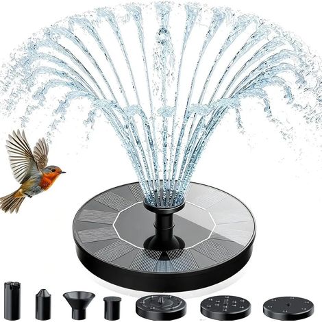Mini pompe à eau pour bassins de rocaille/abreuvoirs à oiseaux, convient aux jardins, à l'extérieur, aux aquariums, aux étangs et aux piscines. (1/5)