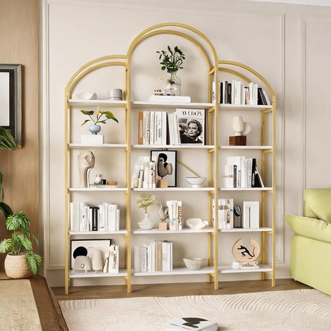 Étagère 5 niveaux en métal et MDF avec nuage décoratif (1/5)