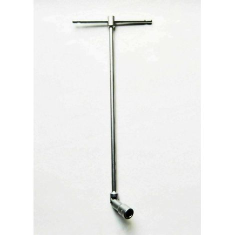 CHIAVE A T SNODATA SNODO LUNGA BUSSOLE BUSSOLA CANDELA CANDELETTE CANDELE 15 MM