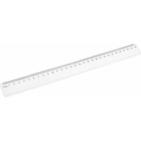 Règle droite en plastique D.rect 30 cm, lot de 24 (1/3)