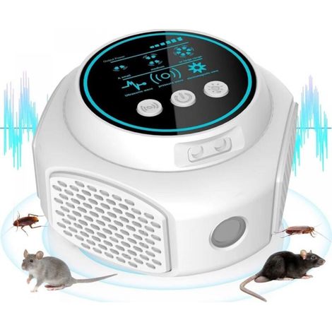 Répulsif À Ultrasons Souris Rats - 300 M² - Couverture 360° - 3 Modes - Alimentation USB (1/5)