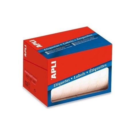 Etiquetas Adhesivas en Rollo Apli 01683/ 16 x 22mm/ 4200 uds