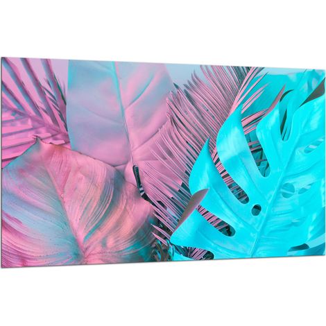 PLAQUE DE PROTECTION EN VERRE POUR CUISINIÈRE 80x52 FLEURS (1/5)