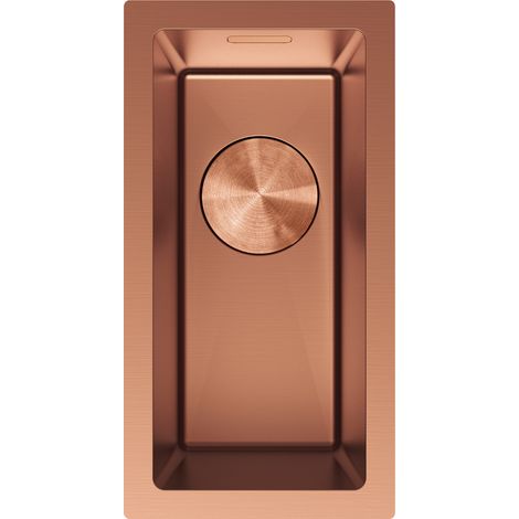 Mexen Trixo Edelstahlspüle, 1-Becken, 230 x 440 mm, Kupfer - 6411221000-65 (1/5)