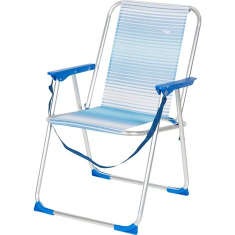 Mueble de jardín aktive folding beach chair plegable aluminio 44x45x76 cm (1/5)