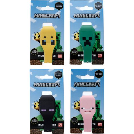 Reloj digital Minecraft