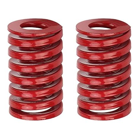 2 Pieces Spring Support Springs Red, Spring Support Strut Support Springs Tailgate Car Compression Springs Helicoidal Auto Parts Diameter (1/5)
