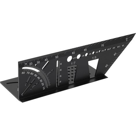 Équerre à onglets 3D SINTRON Tools 207906, aluminium, noir (1/5)