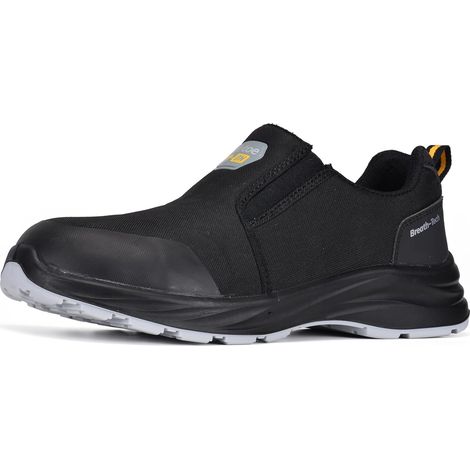 Scarpe antinfortunistiche da uomo, scarpe da lavoro slip-on, sneakers leggere, traspiranti e comode (1/5)