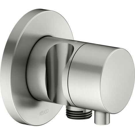 Keuco IXMO Absperrventil Unterputz, mit Schlauchanschluss und Brausehalter, Rosette rund (1/5)