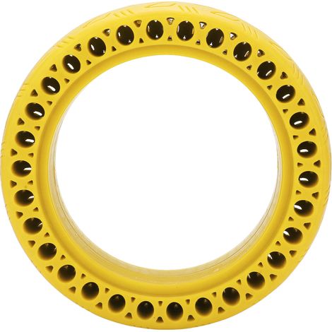 Pneu en caoutchouc 8.5x2.125 léger et anti-crevaison pour Ninebot 9 Nano, vélo d'équilibre, jaune (1/5)