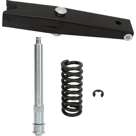 RASTKY Pin à Charnière de Porte et Kit de Réparation de la Bague avec Ressort + Tronçon Supérieure Supérieure à Rouleau à Roulettes avec Charnière Spring Porte à Ressort Remplacement de l'outil. (1/5)