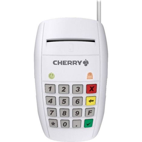 CHERRY Smart Terminal ST-2100, Lecteur de Carte à Puce USB de Haute qualité, Saisie sécurisée du Code PIN (1/3)