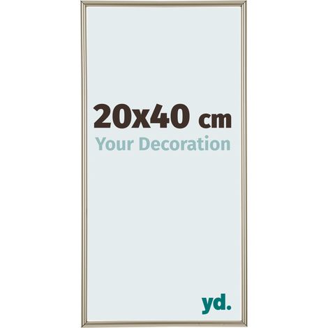 yd. - Cadre photo 20x40 - Champagne - Plastique - Annecy
