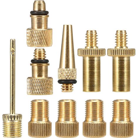 Adaptateur de valve vélo - Kit convertisseur Presta vers Dunlop, Schrader vers Presta