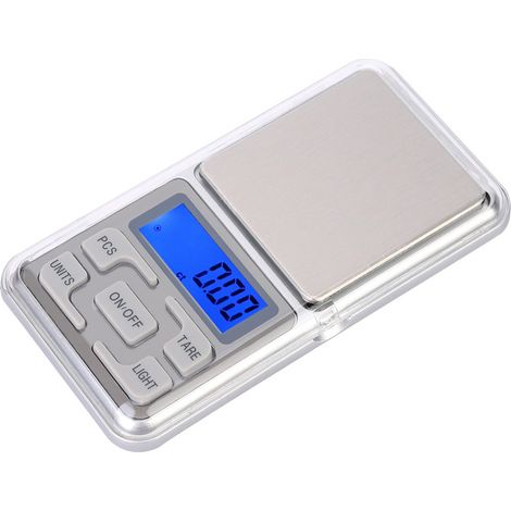 Balance de poche numérique portable de haute précision (0,01 g), rétroéclairée, avec fonction alimentaire (300 g). (1/5)