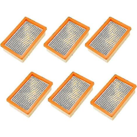Lot de 6 filtres pour aspirateurs Karcher MV4, MV5, MV6, WD4, WD5 et WD6 - Pièces de rechange, filtre foie - FA - AquaForge (1/3)