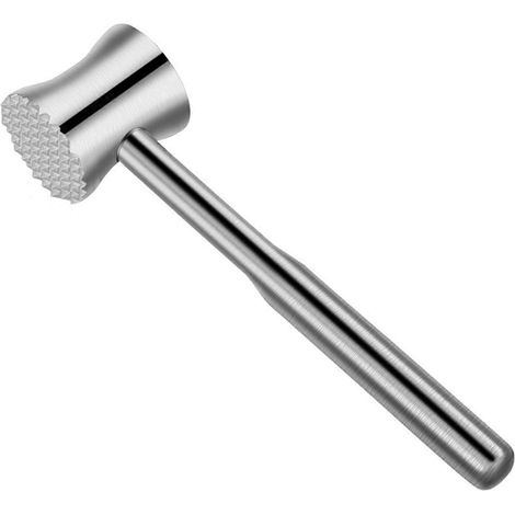 Fleischzartmacher, doppelseitiger Fleischklopfer, silberner Hühnerklopfer (1/5)