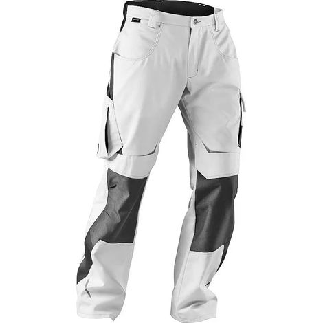 [NEUWERTIG] B-Ware Kübler Damen Arbeitshose Bundhose Pulsschlag Weiß Anthrazit Größe 48 W40 L32 (1/2)