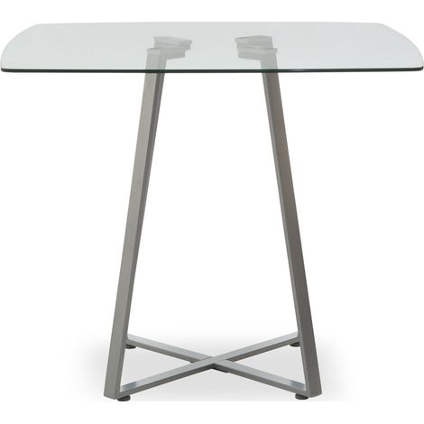 Premier Housewares Metropolitan Matte Grey Dining Table (1/5)