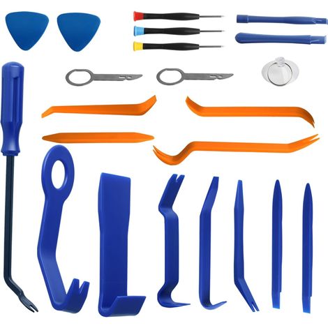 22 Pièces Outil Demontage Garniture Voiture, Outils de Levier pour Voiture Outils Mecanique Automobile, Kit Démontage Plastique Voiture, Outillage Mecanique Auto pour Intérieures de Voiture (1/5)