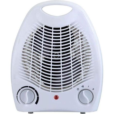 Radiateur soufflant salle de bain – 2000 W, 2 vitesses – Ultra-silencieux, compact et léger (1/4)