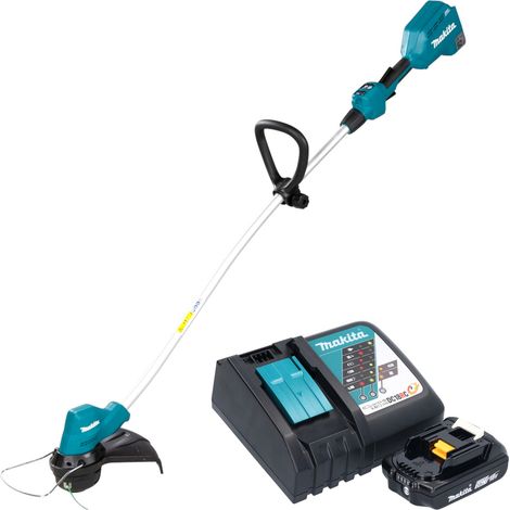 Makita DUR 189 RA Coupe-bordures sans fil 18 V 300 mm Brushless + 1x batterie 2,0 Ah + chargeur