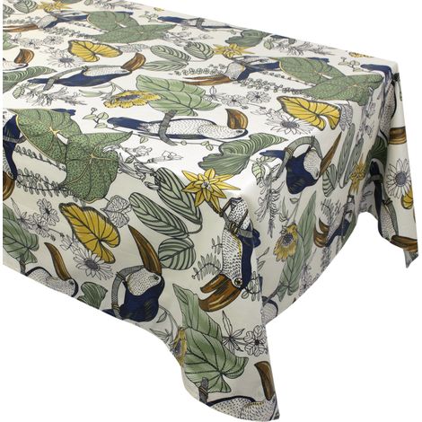 Nappe BRESIL coton enduction acrylique Rectangulaire 160x350 cm