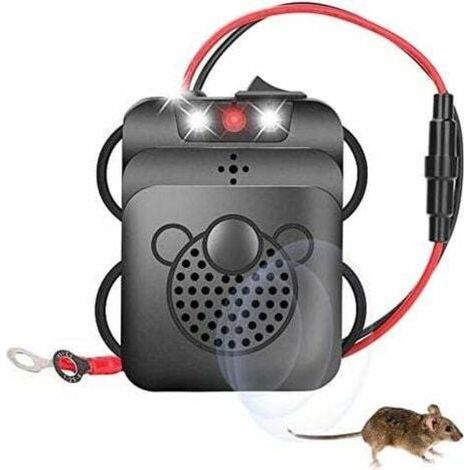 Ultrasonic Pest Repeller, Electronic Rat Deterrent, Pest Control Mice and Rodent Rejection with LED Strobe Lights for Car, Barn, Kitchen- (1/5)