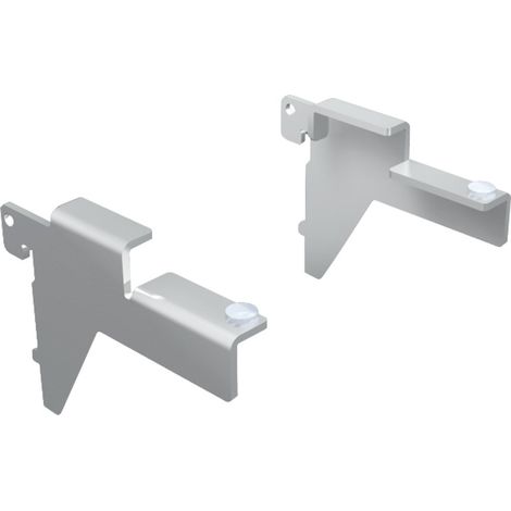 Ladenbausystem Single/Twin Konsole für Glas 100 mm grau