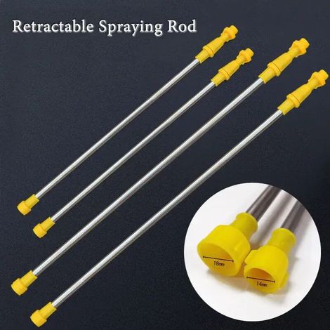 (Kit 3 en 1 H) Tige de pulvérisation rétractable de 0,45 à 0,8 m pour pulvérisateur à pression manuel, accessoires pour arrosoir d'arbres et de pesticides de jardin extérieur (1/5)